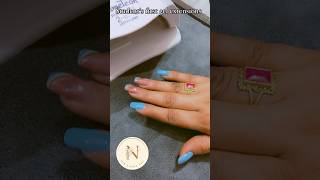 Stepwise gel extensions 💅🏻 nailextensions tutorial stepwise nails studentwork practice love [upl. by Birk]