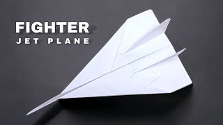 Easy  Fighter Jet Airplane Make a out of paper [upl. by Amyas]