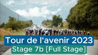 Tour de l’Avenir 2023 Stage 7b FULL STAGE [upl. by China]