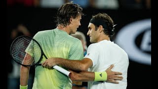 Roger Federer vs Tomas Berdych  Australian Open 2018 Quarterfinal Highlights [upl. by Eanat91]