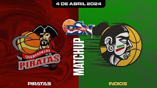 Piratas de Quebradillas vs Indios de Mayagüez  BSN2024 [upl. by Aiker]