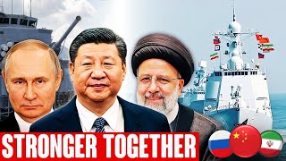 China Iran Russia Host Naval Drills in the Gulf of Oman A Message to the US [upl. by Bradski]