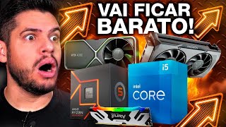 O QUE VAI FICAR BARATO ESCOLHENDO PEÇAS pra um PC GAMER CUSTOBENEFÍCIO [upl. by Naghem122]