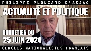 Actualité et politique du 25 juin 2024 [upl. by Etnauj]