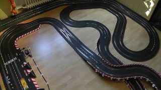 HOMETOWN RACING auf 2240 Meter Länge  One Battle mit 4 Slotcars  Carrera Digital 132 Bahn [upl. by Jody]