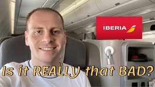 Iberia Business Class HONEST Review  Madrid to Los Angeles 🇪🇸 🇺🇸 [upl. by Eedrahc]