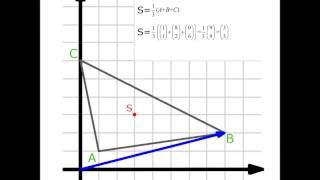 Schwerpunkt des Dreiecks mit Vektoren [upl. by Vashti]