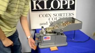 KLOPP Electric Coin Counter Wrapper Bagger  CE [upl. by Hayyikaz664]