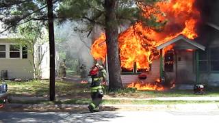 Paris Texas Structure fire [upl. by Nmutua]