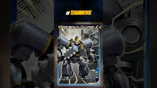 Micronus Prime  Day 6 of 13 Primes transformers transformersone [upl. by Ahsetra]