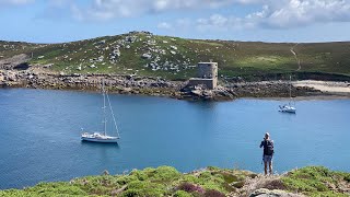 Team Windfinder to The Isles of Scilly 2023 with our HallbergRassy 48 mk II [upl. by Akimrehs817]