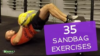 35 of the best Sandbag exercises [upl. by Trisa]