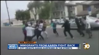 Karen immigrants fight back to ward off local gangs [upl. by Auqined333]