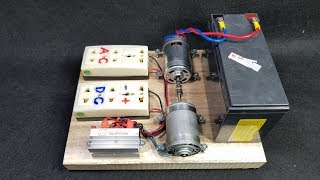 How to make 220v 50W Dynamo Generator Using 775 Motor [upl. by Arreis]