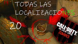 ANCIENT EVIL  LOCALIZACION DE TODOS LOS GUANTES ALL 20 DORMANT HAND Black Ops 4 Tutorial [upl. by Khano]