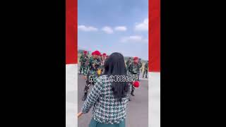 Momen Istri Prajurit Kopassus Bertemu Dengan Sang Suami❤️shorts tni short trending kopassus ❤️🔥 [upl. by Midis491]