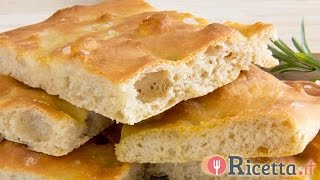 Focaccia genovese  Ricettait [upl. by Kee]