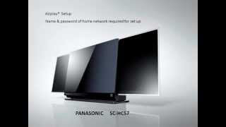 Airplay Setup  Panasonic SCHC57 [upl. by Moorish196]