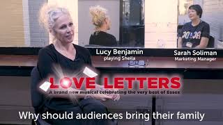 Lucy Benjamin on why you should come and see Love Letters at Queens Theatre Hornchurch [upl. by Jenna]