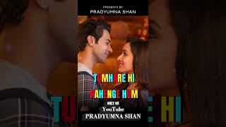 Tumhare Hi Rahenge Hum  Stree 2  shorts trending stree2 lovesong [upl. by Costanzia]