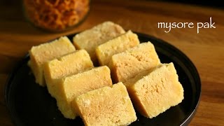 mysore pak recipe  easy homemade mysore pak recipe [upl. by Ymer]