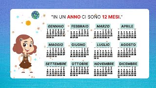 IL CALENDARIO I MESI E LE STAGIONI [upl. by Amby]