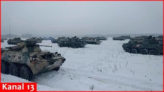 Russians abandon entire tank regiment to escape from Krynky area [upl. by Eeramit663]