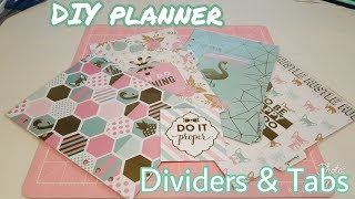 DIY Planner Dividers and Tabs [upl. by Zeuqcaj662]