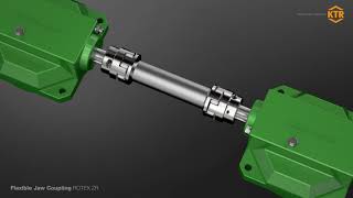 ROTEX ZR couplings with intermediate shafts double cardanic  KTR Systems [upl. by Mendes]