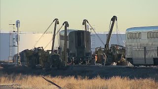 3 injured when Amtrak train hits semi hauling milk derails in Northern Colorado [upl. by Delphine]