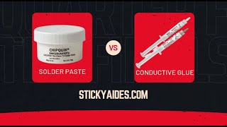 Conductive Glue vs Solder [upl. by Notnef]