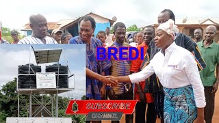 Madam Harriet Oppong Kyremanteng Donates Ultramodem Borehole to BREDI Community  Npp PC [upl. by Hagen]