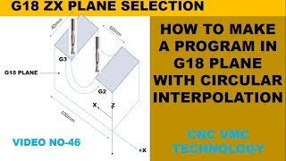 G18 PLANE SELECTION WITH CIRCULAR INTERPOLATION ON VMC MACHINE [upl. by Nitsruk925]