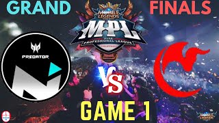 NXP SOLID vs TEAM CHIK Game 1  MPL Philippines Season 6 Main Qualifiers Day 2 GRAND FINALS  MLBB [upl. by Perni]