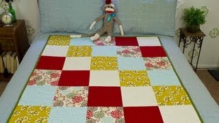 How To Sew A Block Quilt [upl. by Barrada]