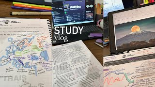 study vlog  um dia produtivo [upl. by Dearman]