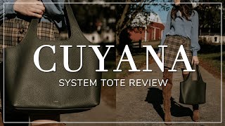 Cuyana System Tote Review  Work Bag Organization [upl. by Areval]