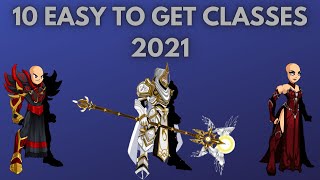 AQW Easy To Get Classes Worth Getting 2021 Non Mem Non AC Free Player Classes [upl. by Millwater]