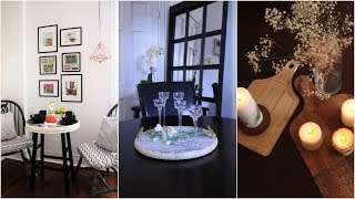 Ideas para decorar un comedor pequeño  Cómo decorar una mesa redonda y pequeña [upl. by Judie]