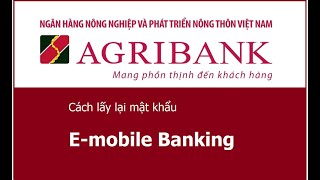 Sáng VbaHướng dẫn lấy lại mật khẩu app Agribank Emobile Banking đã quênTại nhà [upl. by Kenney729]