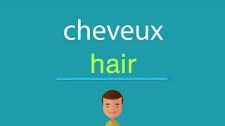 Comment dire cheveux en anglais [upl. by Noiroc]