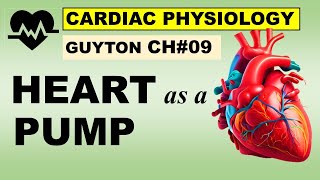 Ch09 Physiology Guyton  CARDIAC Muscles  Heart as a PUMP  Cardiac Valves  Cardiac Physiology [upl. by Elidad]