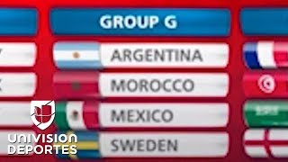 FIFA simuló un sorteo y México quedó con Argentina Marruecos y Suecia [upl. by Dickson]