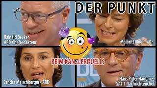 Medienmanipulation Pressekonferenz Kanzlerduell und der Punkt [upl. by Meekah]