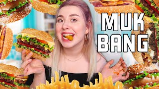 KAÇ KİLO VERDİM  💪🏻 SEVGİLİM VAR MI👦🏼 HAMBURGER MUKBANG🍔 [upl. by Dnalor]