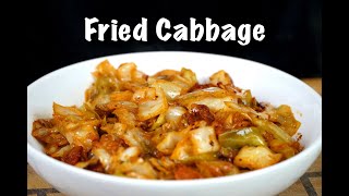 How To Make Fried Cabbage  Quick amp Easy Southern Fried Cabbage Recipe MrMakeItHappen Cabbage [upl. by Petrina]