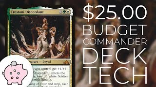 Trostani Discordant  EDH Budget Deck Tech 25  Tokens  Magic the Gathering  Commander [upl. by Daney]