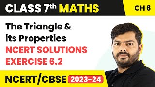 Class 7 Maths Chapter 6 Exercise 62  The Triangle amp Its Properties  NCERT Class 7 Maths [upl. by Ahse]