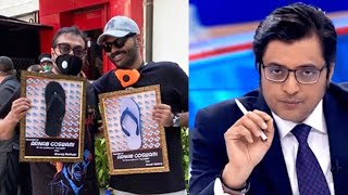 Anurag Kashyap Aur Kunal Kamra CHAPPAL Award Lekar Arnab Goswami Ke Republic Office Gaye [upl. by Quiteria585]