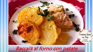 Baccalà con patate al forno [upl. by Fonville]